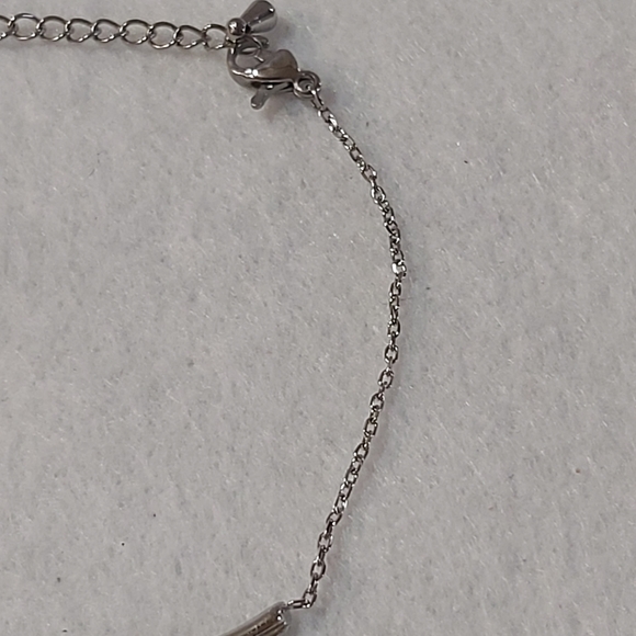 Titanium Steel Heart Link Bracelet - Picture 4 of 6